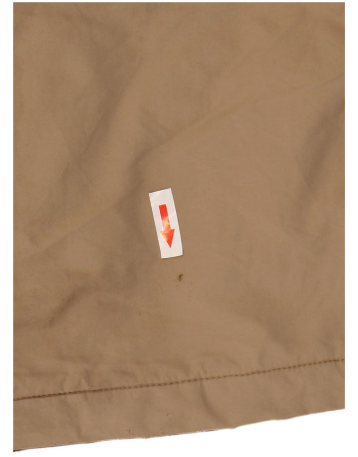 Marks & Spencer Boys Windbreaker-jakke med hætte 13-14 år Beige polyamid