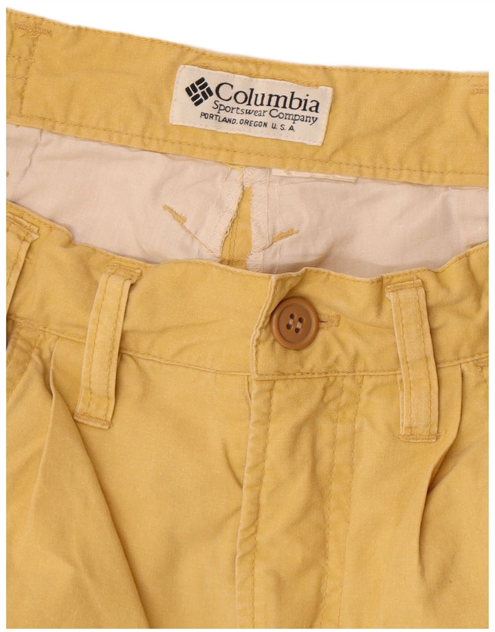 Columbia Herre Cargo Shorts W28 Small Yellow
