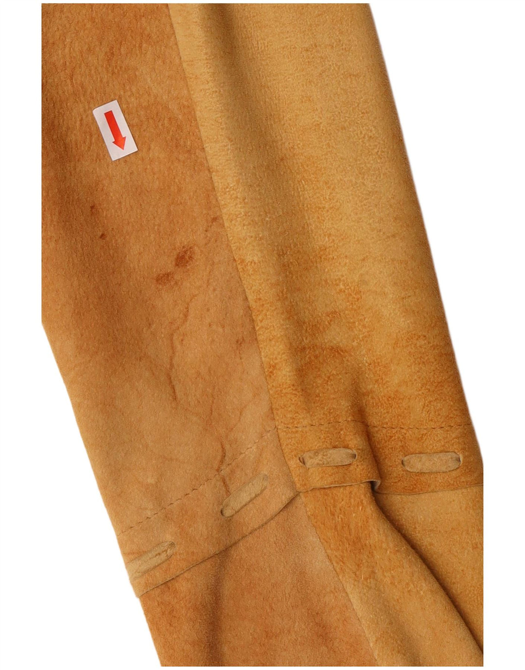 Fontanelli Dame Ruskindsskjortejakke IT 46 Stort Beige Læder