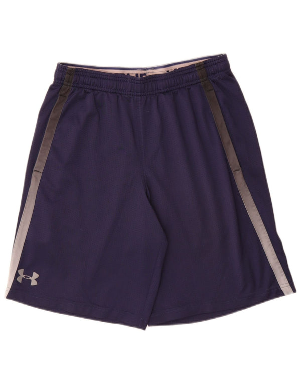 Under Armour Herre Heat Gear Sport Shorts Medium Navy Blue Polyester