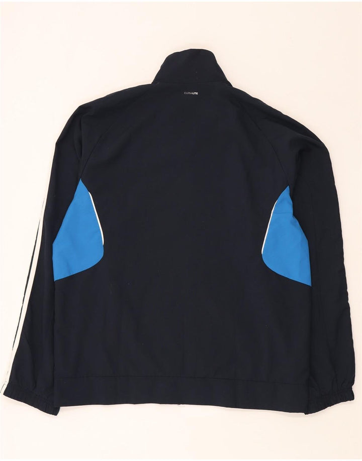 Adidas Herre Climalite Træningsdragt Topjakke Stor Marineblå Colourblock