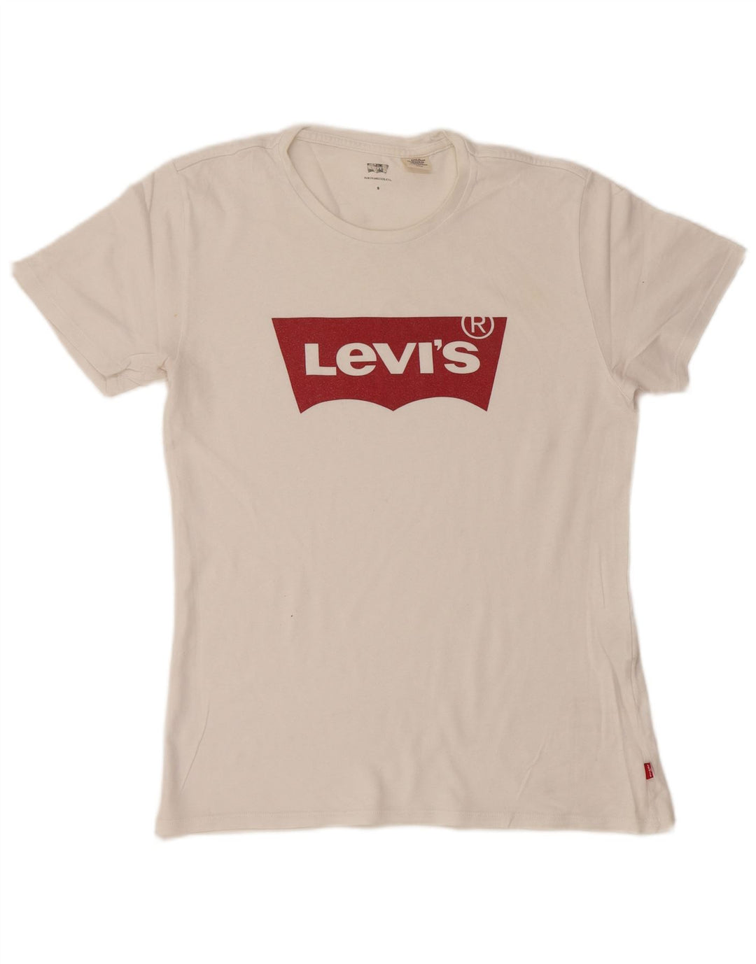 Levi's Herre grafisk T-shirt top lille hvid