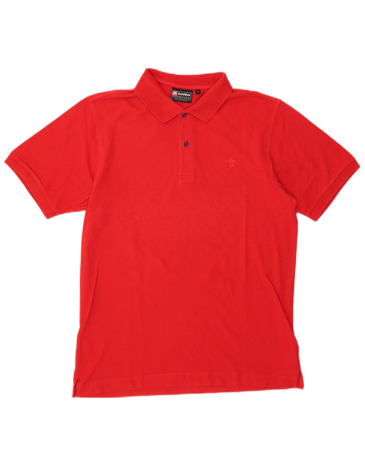 Lotto Herre Polo Shirt XL Rød Bomuld