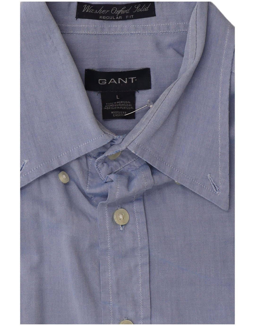 GANT Herre Regular Fit skjorte Stor blå bomuld
