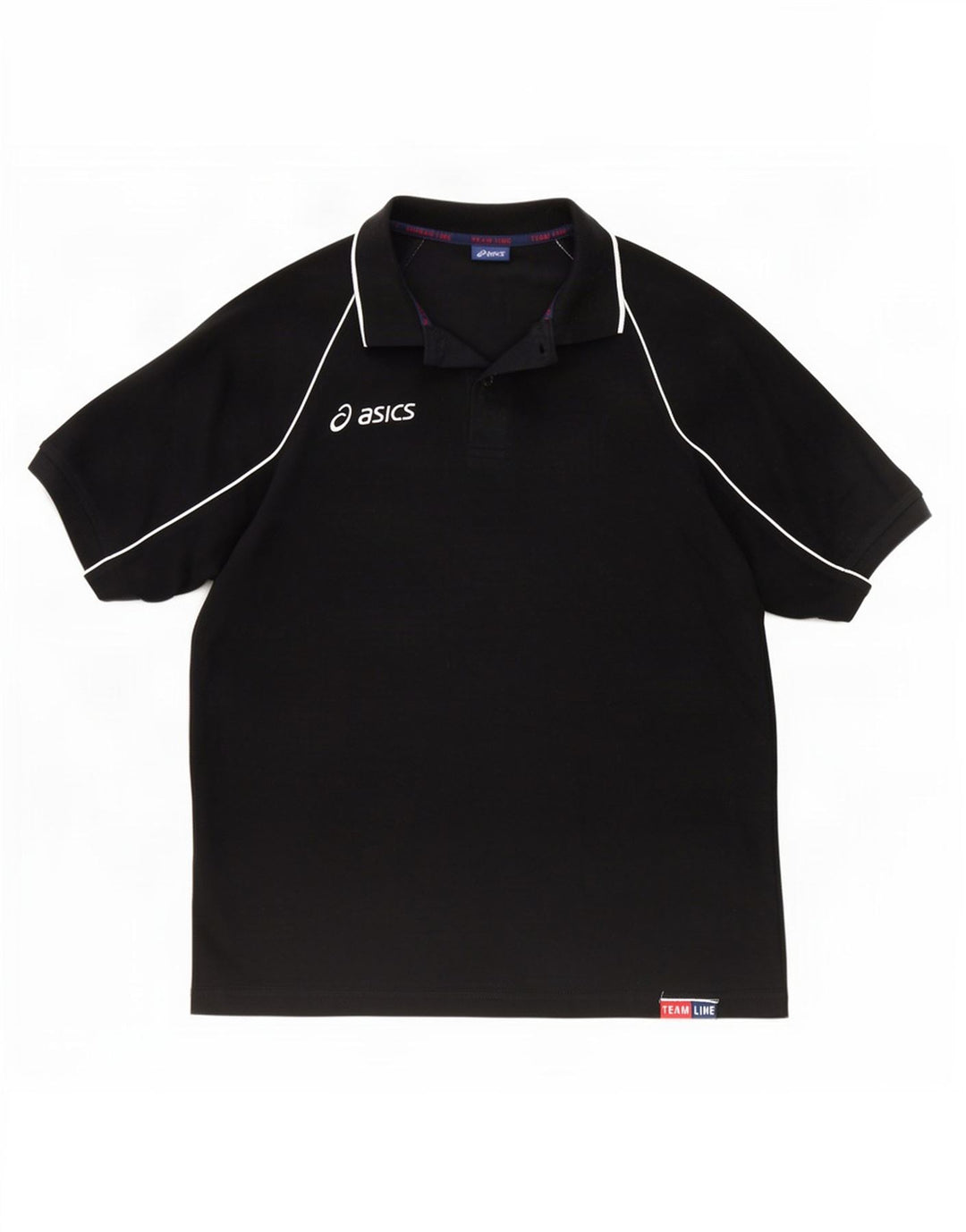 Asics herre poloshirt XL sort bomuld