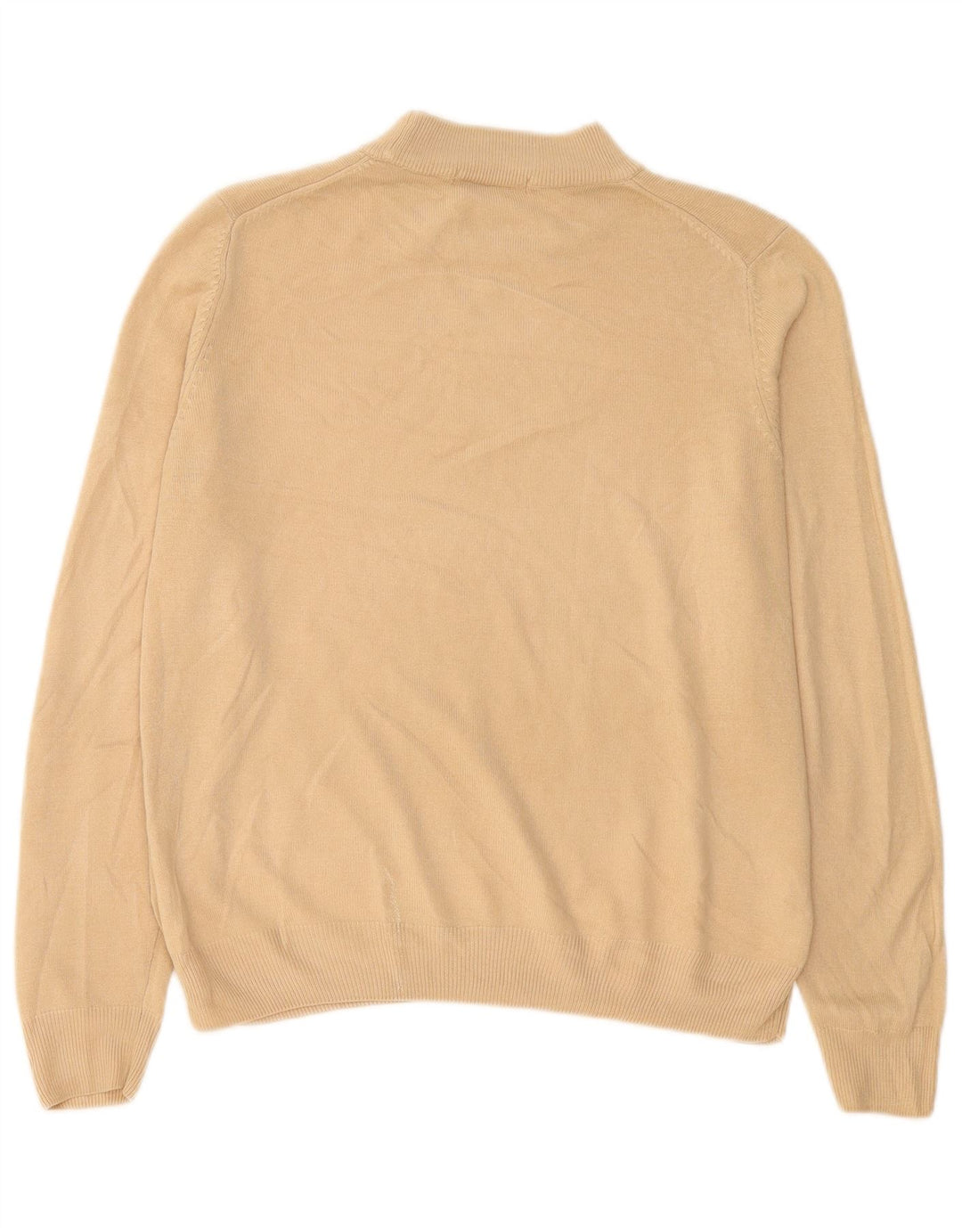 Marks & Spencer Dame Turtle Neck Jumper Sweater UK 14 Large Beige