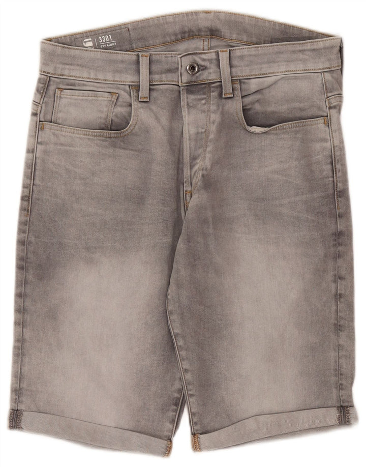 G-Star Herre 3301 denimshorts W31 Mellemgrå bomuld