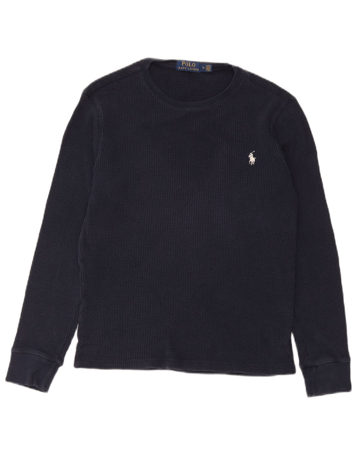 Polo Ralph Lauren Herre Top Langærmet Medium Navy Blue Bomuld