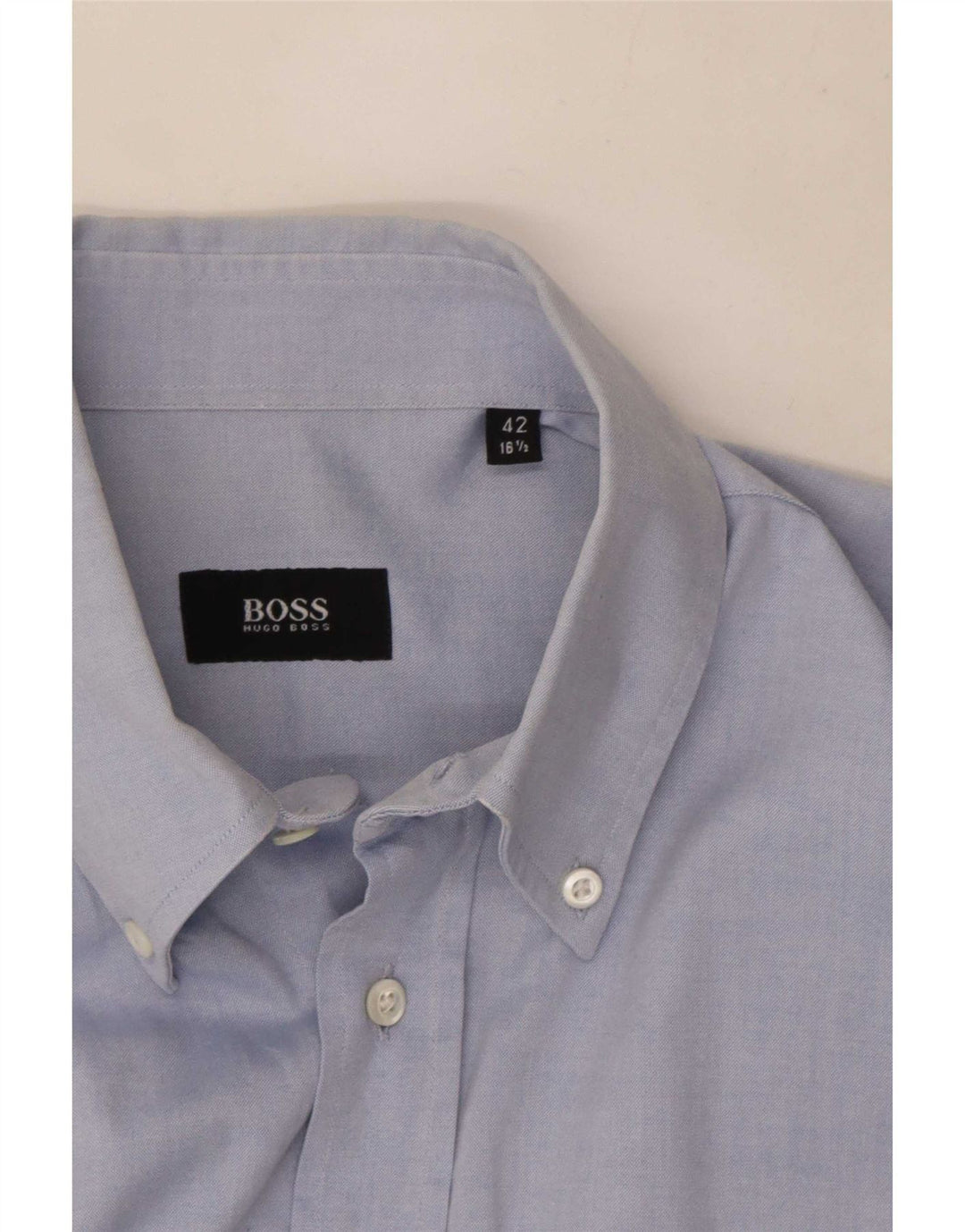 Hugo Boss Herreskjorte Str. 42 16 1/2 Stor Blå