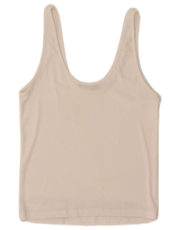Zara Womens Cami Top UK 12 Medium White