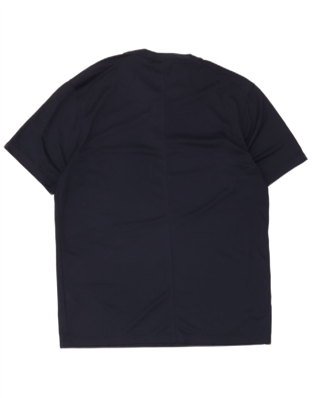 Nike Herre Dri Fit T-shirt Top Medium Marineblå Polyester