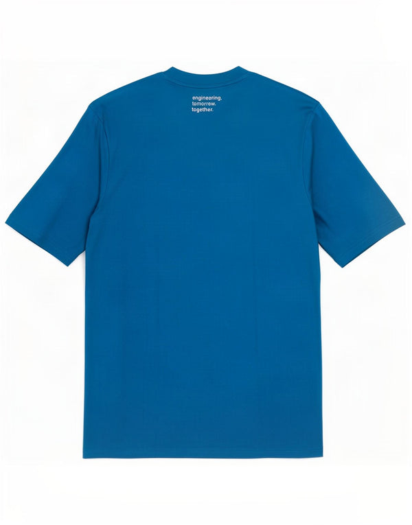 Adidas Mens T-Shirt Top Small Blue Polyester
