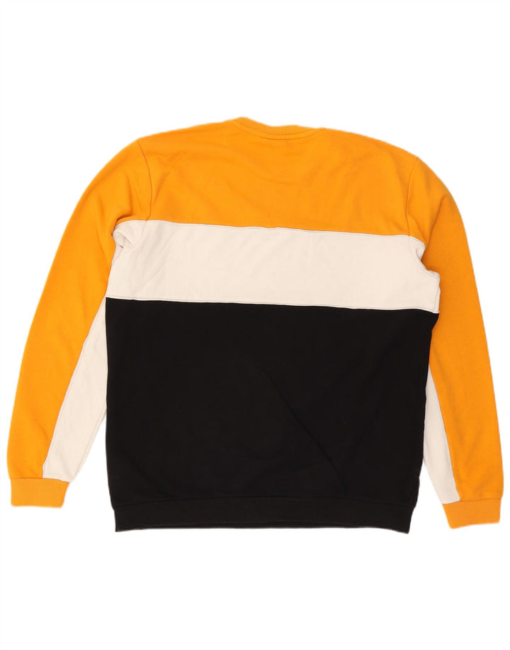 FILA Grafisk sweatshirt til mænd XL Multifarvet Colourblock Bomuld