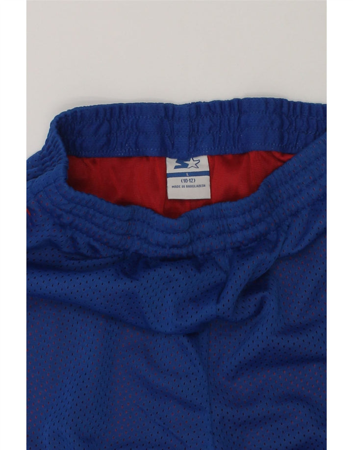 STARTER Boys Sport Shorts 10-11 Years Large  Blue Polyester | Vintage Starter | Thrift | Second-Hand Starter | Used Clothing | Messina Hembry 