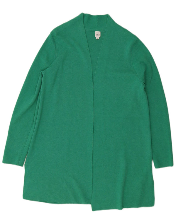 John Lewis Dame Longline Open Cardigan Sweater UK 12 Medium Green