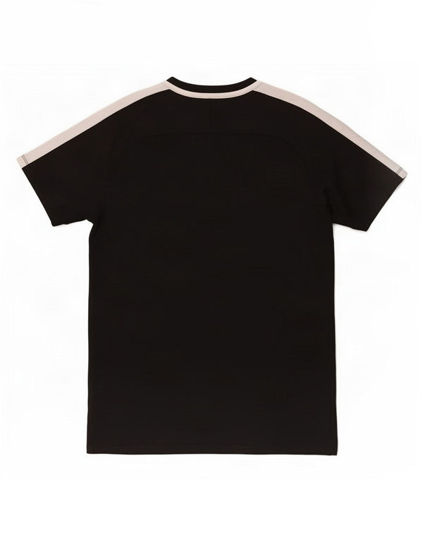 Nike Herre Dri Fit T-shirt Top Medium Sort Colourblock Polyester