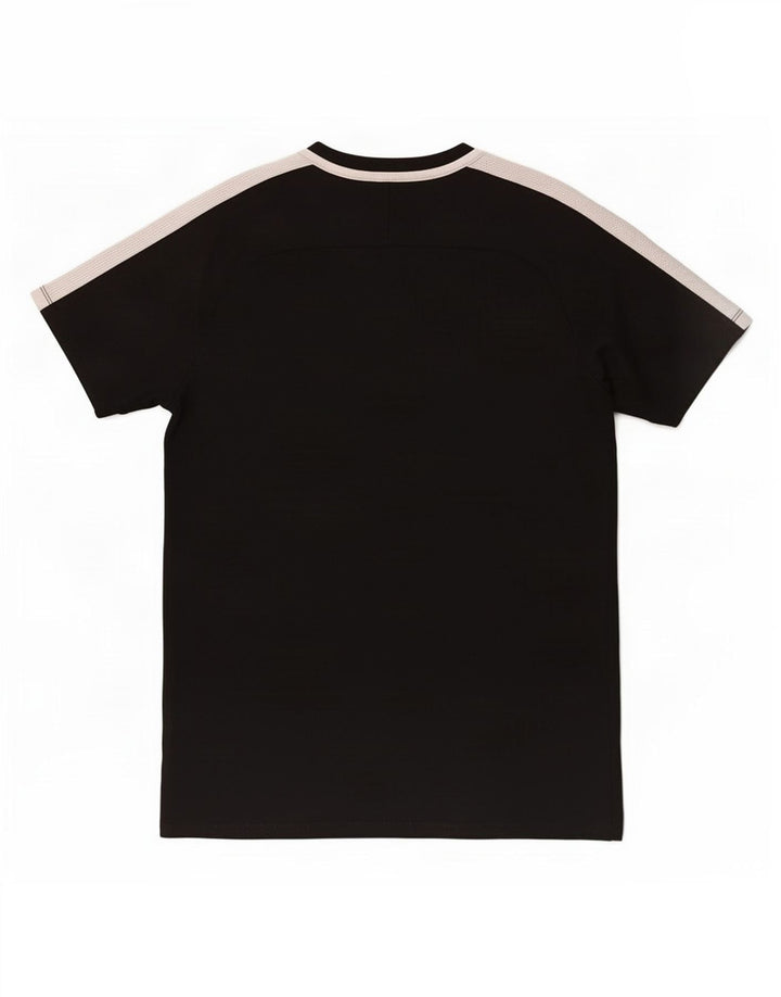 Nike Herre Dri Fit T-shirt Top Medium Sort Colourblock Polyester
