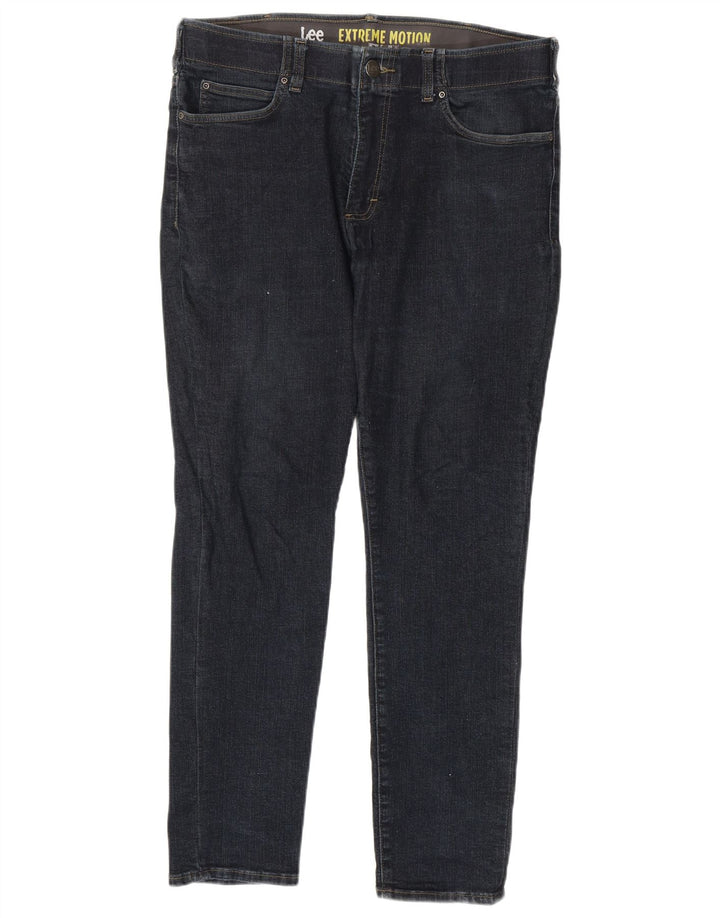 Lee Skinny Jeans til mænd W36 L32 marineblå bomuld
