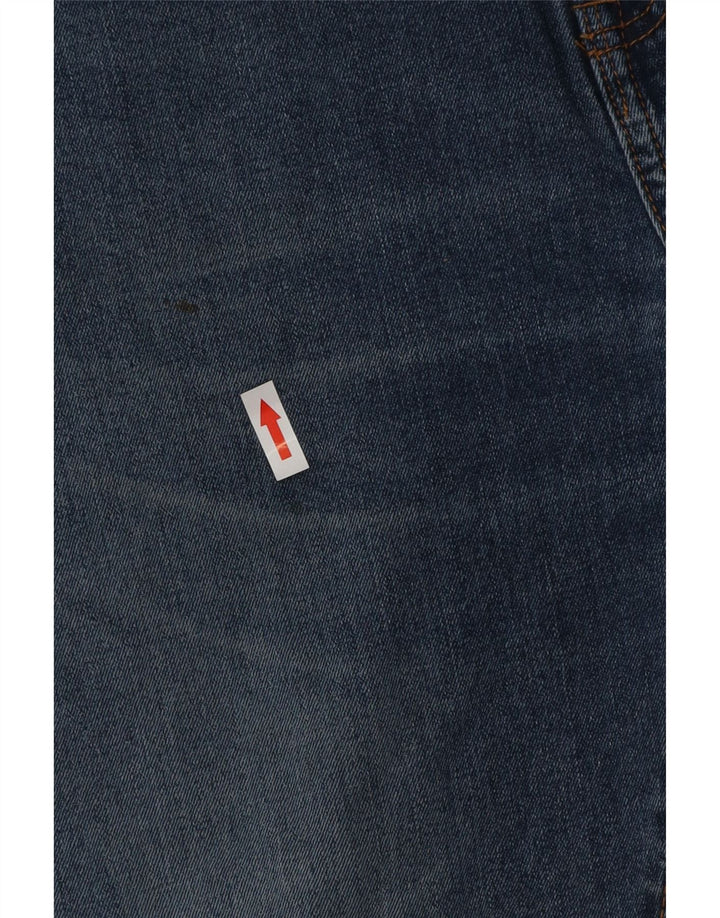 Zara Herre Regular Straight Jeans W34 L29 Blå Bomuld