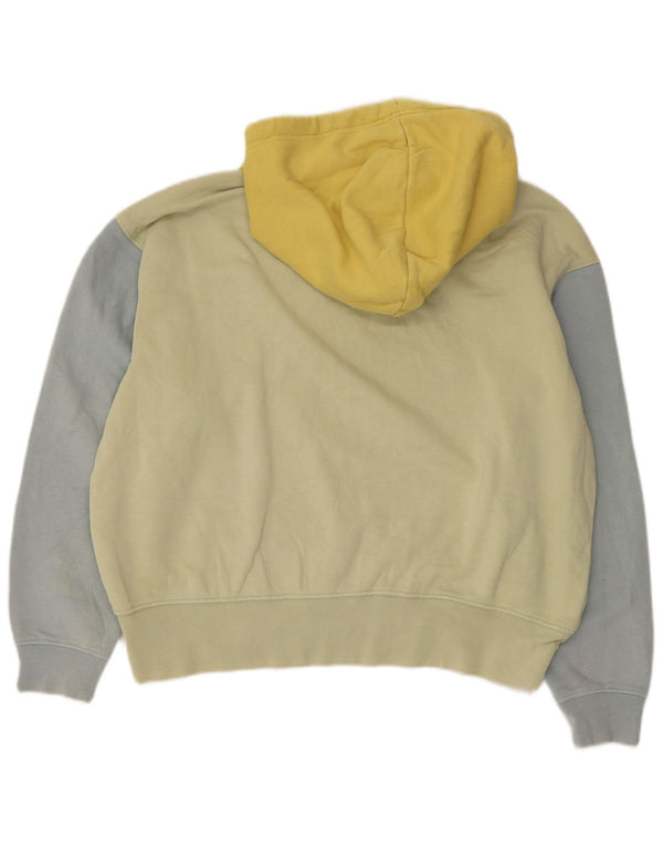 Nike oversized hættetrøje til kvinder DK 6 XS Gul Colourblock Bomuld