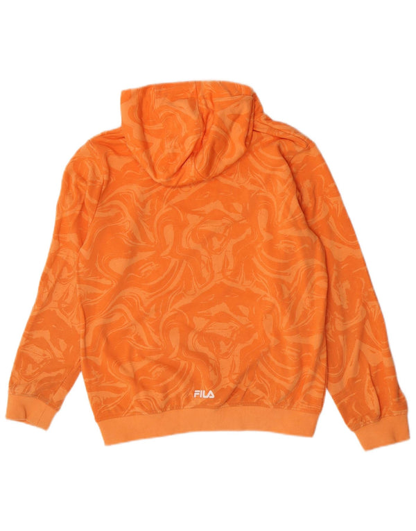 Fila Boys Hoodie Jumper 11-12 år Orange Tie Dye Bomuld