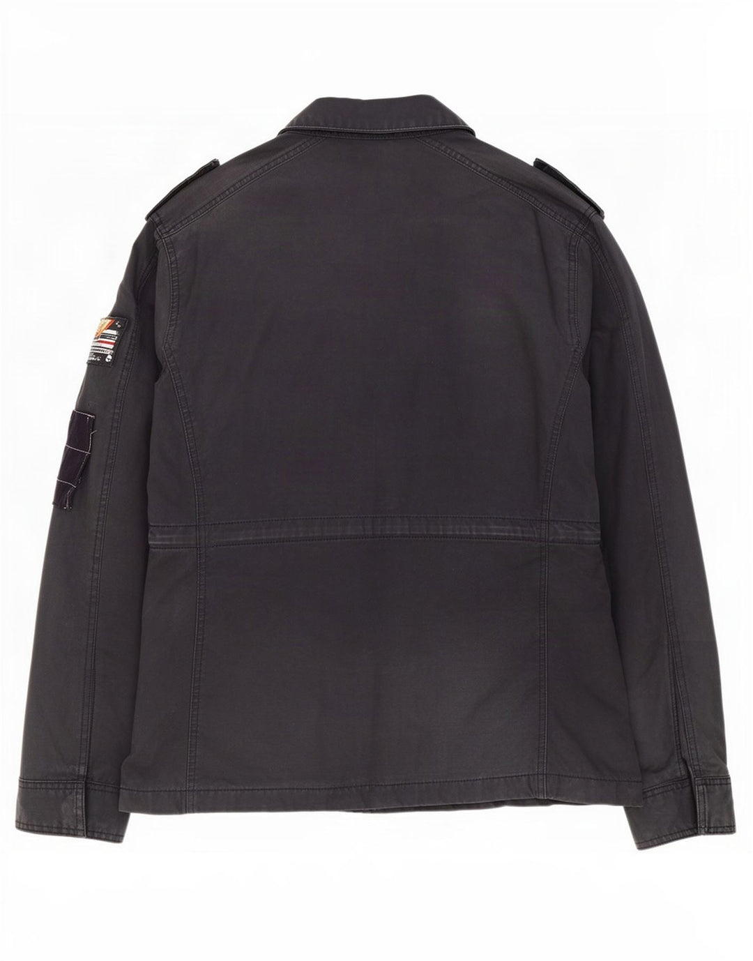 Superdry Herre Military Jacket UK 38 Medium Black Bomuld