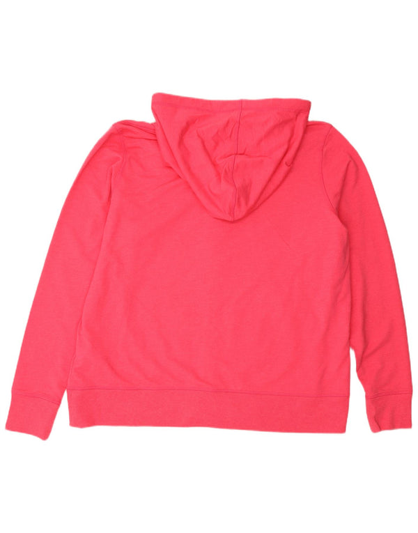 Marks & Spencer hættetrøje til kvinder med lynlås UK 22 3XL Pink Bomuld
