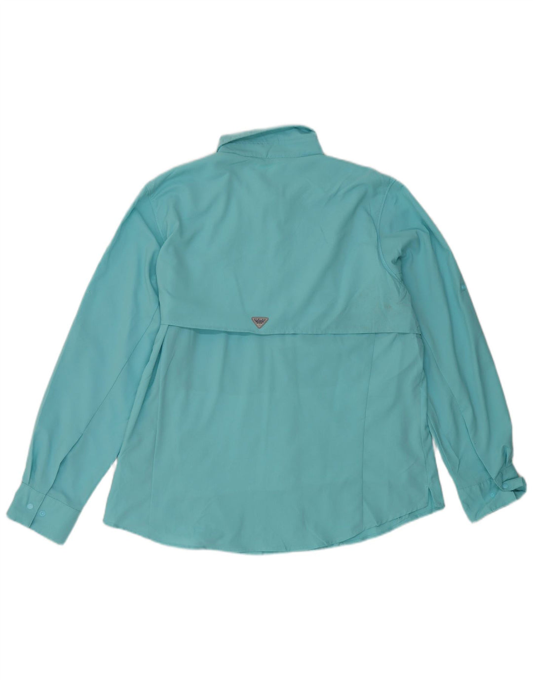 Columbia dameskjorte UK 18 XL turkis polyester