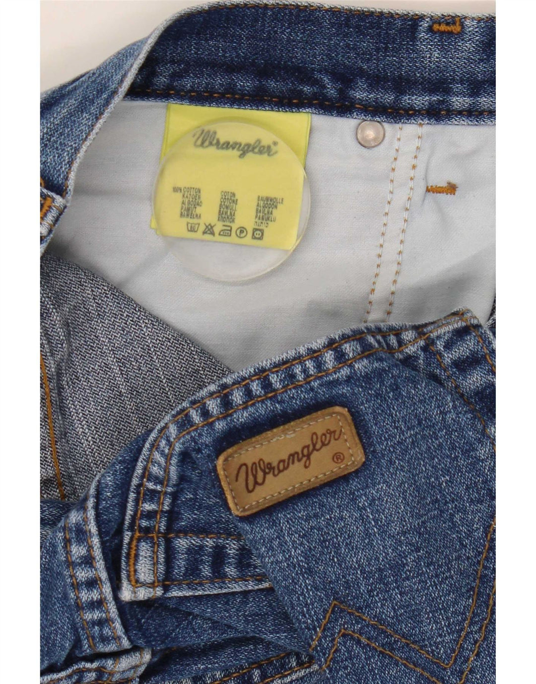 Wrangler Herre Texas Straight Jeans W32 L30 Blå Bomuld
