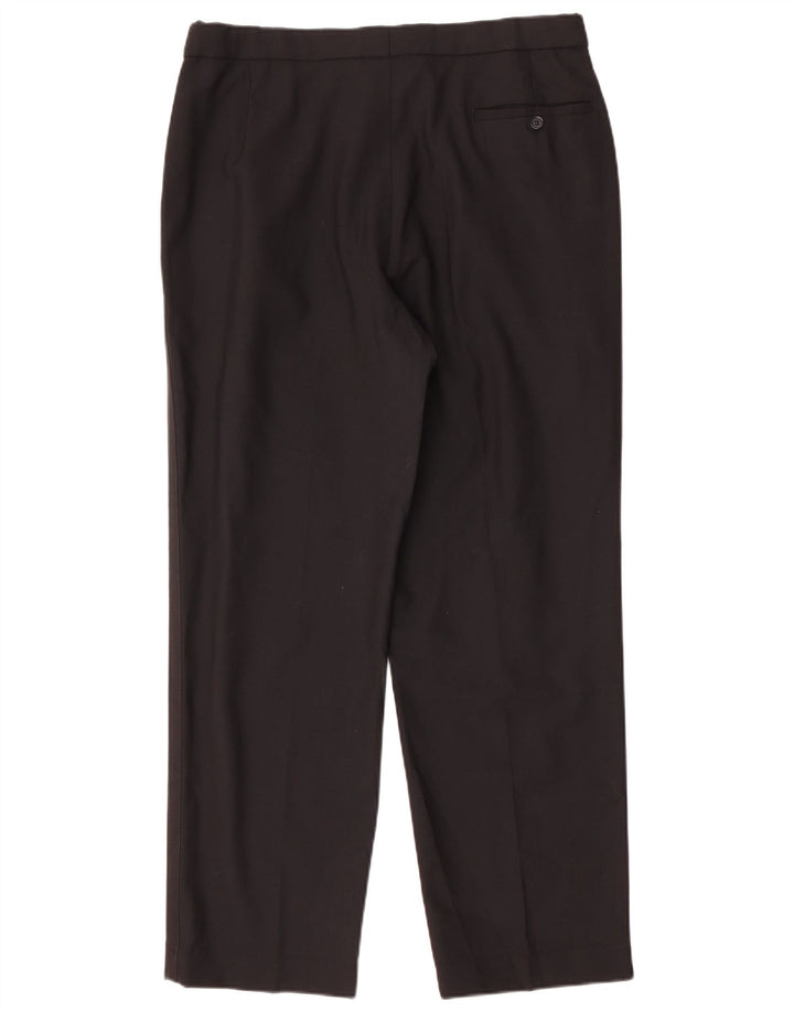 Marks & Spencer Herre Pegged Suit Bukser W36 L31 Sort Uld