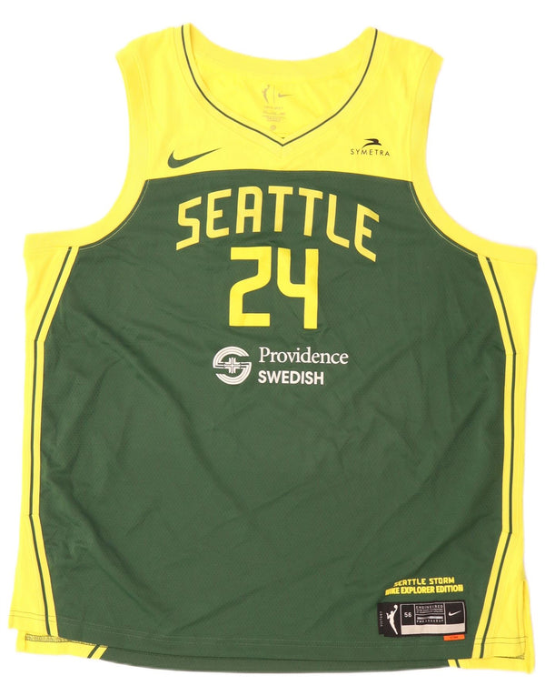Nike Herre Seattle Grafisk Vest Top 2XL Grøn Colourblock Polyester