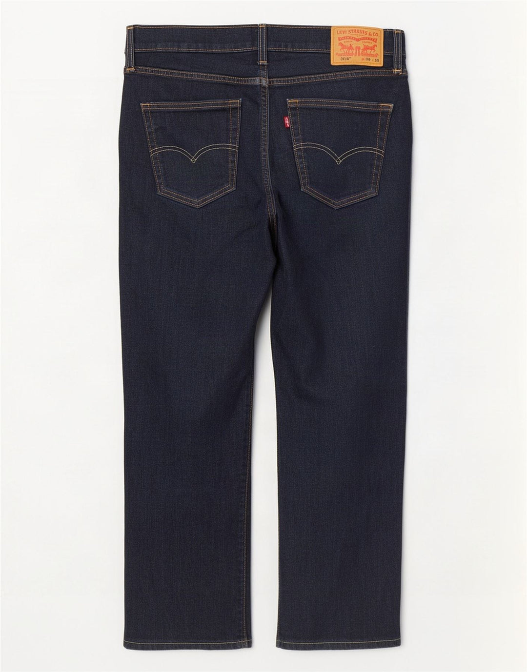 Levi's Herre 514 lige jeans W33 L27 marineblå bomuld