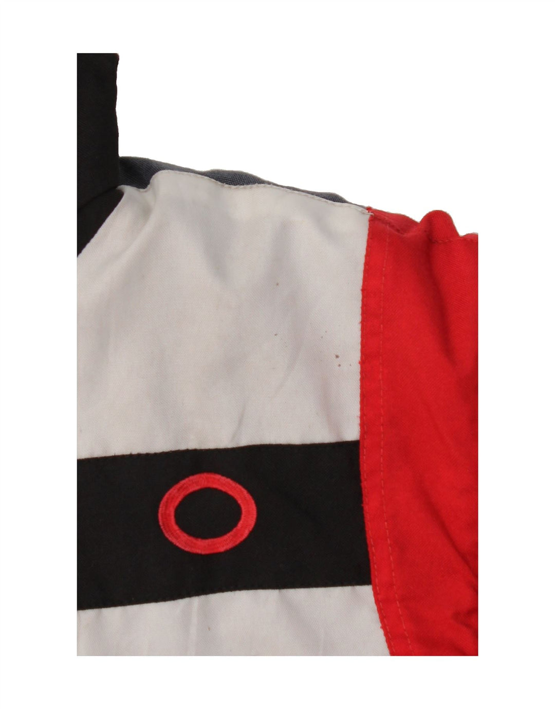 DAINESE Mens Graphic Racer Jacket IT 50 Large Red Colourblock Vintage Dainese and Second-Hand Dainese from Messina Hembry 