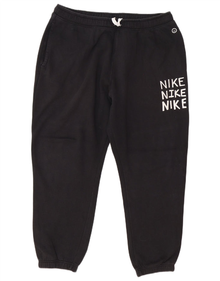 Nike Herre grafisk træningsdragt Bukser Joggers 2XL Sort