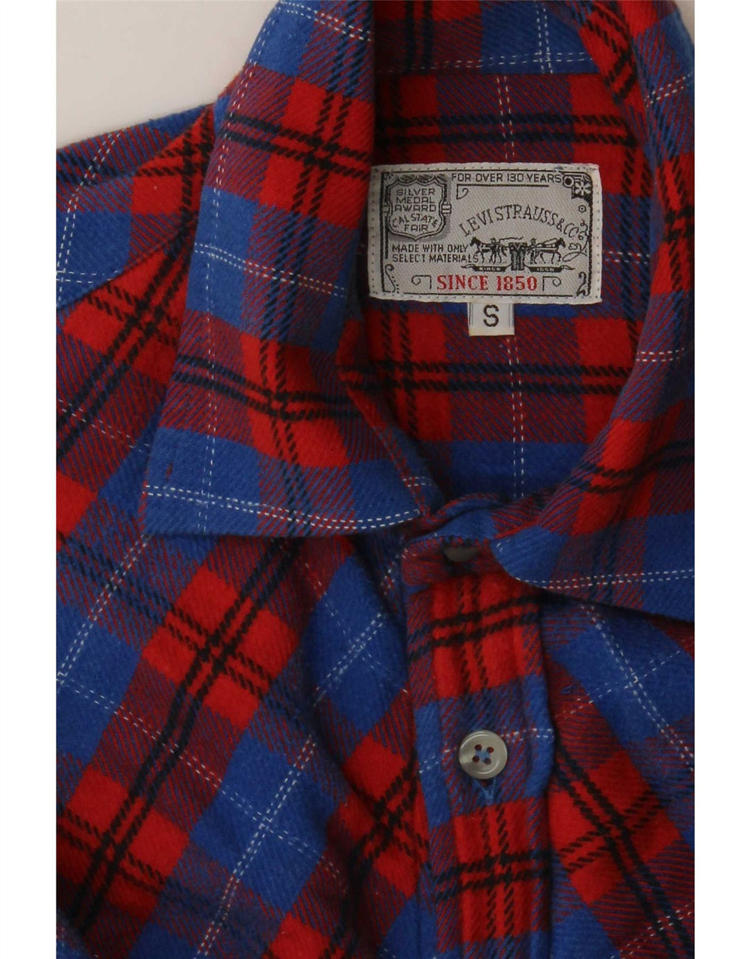 Levi's Flanelskjorte til mænd Lille flerfarvet ternet