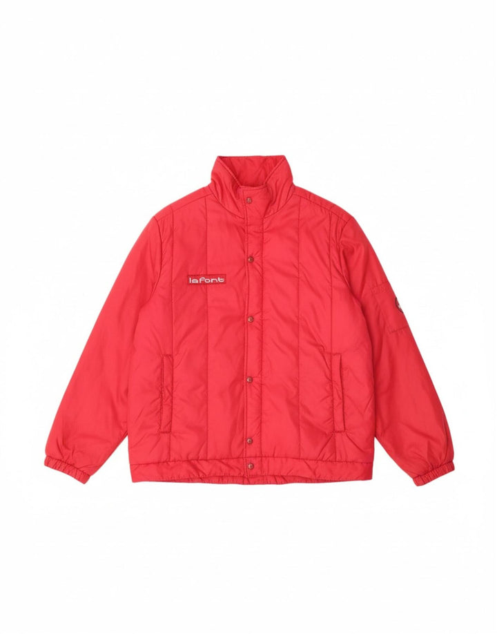 LAFONT Mens Padded Jacket UK 38 Medium Red