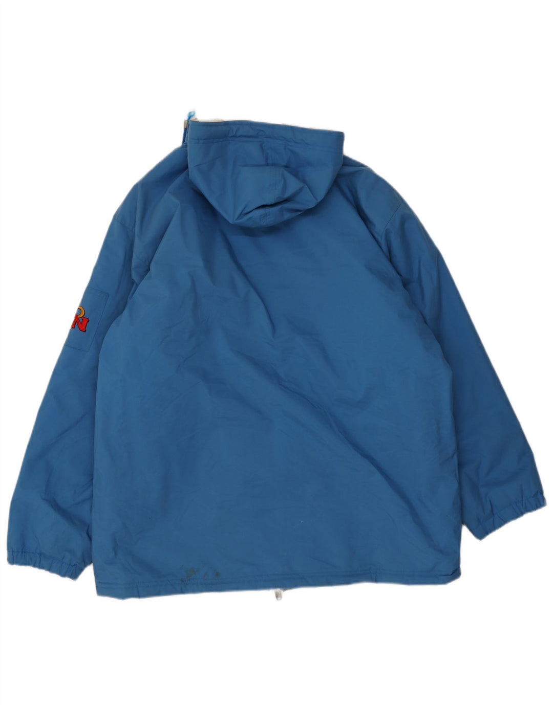 Reebok Herre Hooded Loose Fit Windbreaker Jacket UK 38 Medium Blue Polyamide