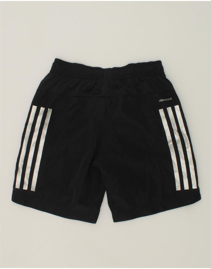 ADIDAS Boys Climacool Graphic Sport Shorts 7-8 Years Black Polyester | Vintage Adidas | Thrift | Second-Hand Adidas | Used Clothing | Messina Hembry 