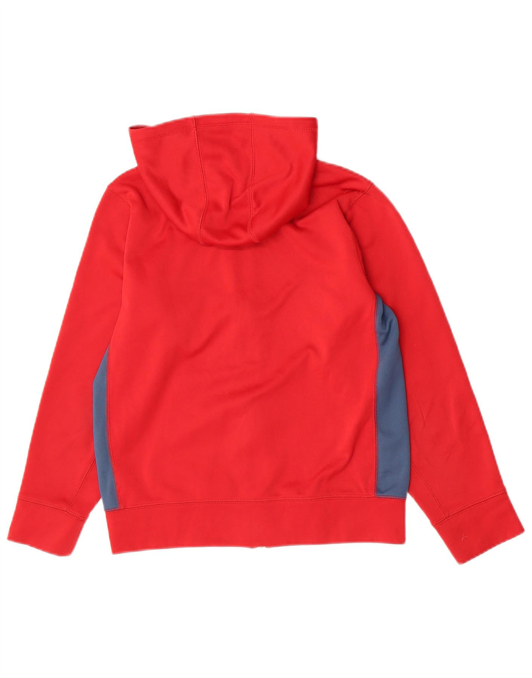 Nike hættetrøje med lynlås til drenge 12-13 år Large Red Colourblock Polyester
