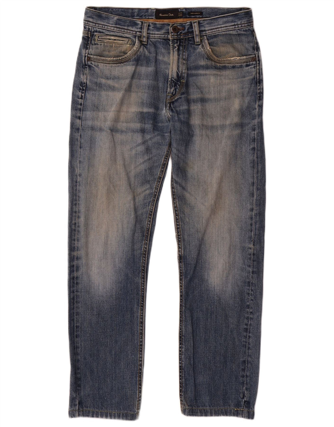 Massimo Dutti Herre Straight Jeans EU 40 Medium W31 L28 Blå