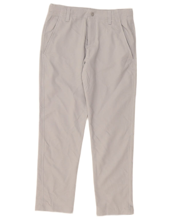 Under Armour drenge lige chinobukser 9-10 år W28 L24 Grå polyester