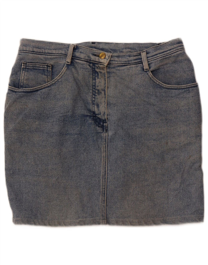 Quarry Dame Mini Denim Nederdel W31 Medium Blue Bomuld
