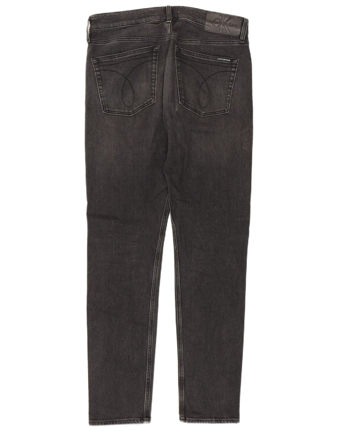 Calvin Klein Herre Slim Tapered Jeans W32 L32 Grå Bomuld
