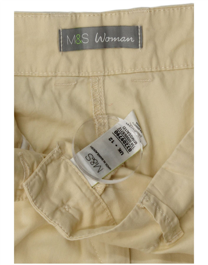 Marks & Spencer Dame Slim Chino Bukser UK 12 Medium W32 L29 Gul