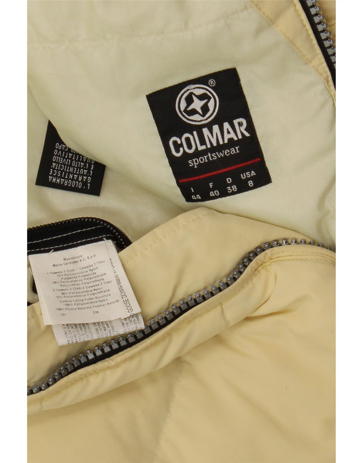 Colmar Womens Polstret Gilet IT 44 Medium Beige Colourblock Polyamid