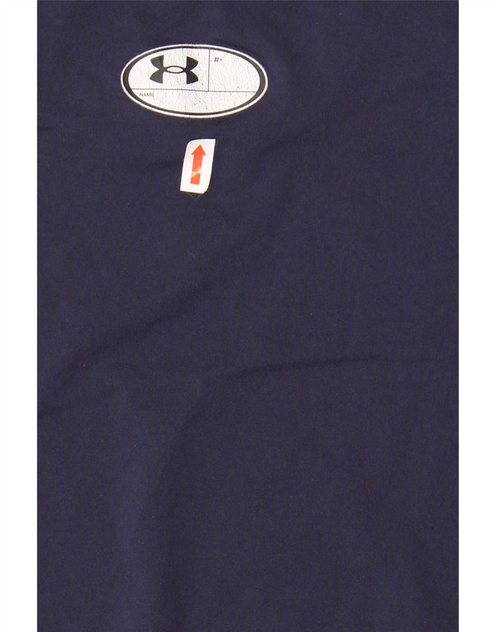 UNDER ARMOUR Dame Heat Gear Vest Top UK 14 Large Navy Blue
