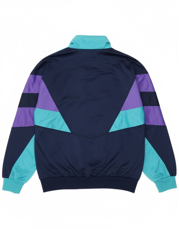 Leopard træningsdragt til mænd, topjakke UK 42/44 Stor marineblå farveblok