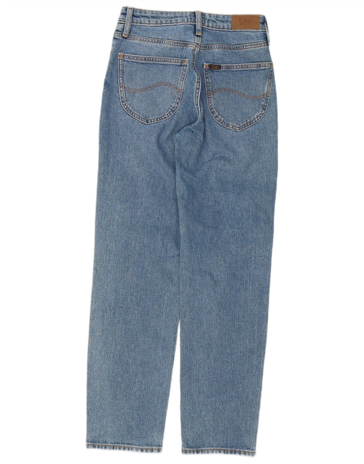 LEE Womens Carol Tapered Jeans W24 L27 Blue Cotton
