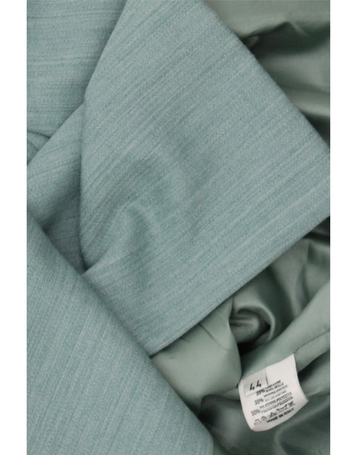 VINTAGE Womens Double Breasted Blazer Jacket IT 44 Medium Blue Wool Vintage Vintage and Second-Hand Vintage from Messina Hembry 