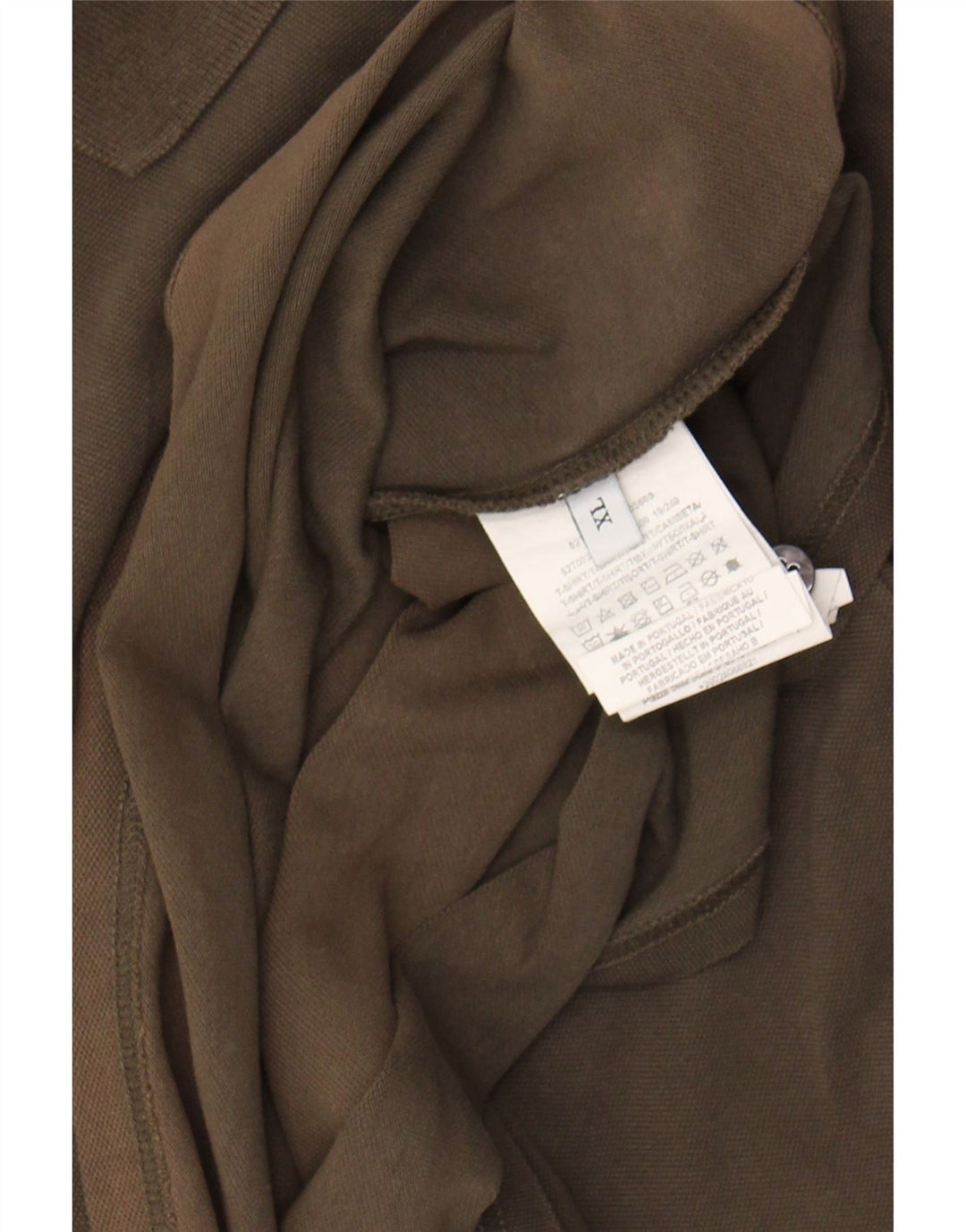 TRUSSARDI Mens Polo Shirt XL Brown Cotton Vintage Trussardi and Second-Hand Trussardi from Messina Hembry 